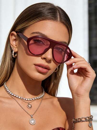 1 Cặp kính gọng nhựa hình oval unisex, kiểu dáng bohemian cổ điển, phù hợp cho tiệc tùng, thể thao, dã ngoại, lễ hội, du lịch, bãi biển, lái xe, đường phố, kỳ nghỉ, câu cá, hoạt động ngoài trời, thời trang đường phố.