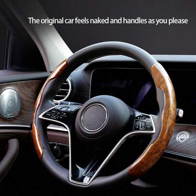 Bộ 2/3 bọc vô lăng vân gỗ bóng cao cấp, phụ kiện nội thất ô tô, thiết kế chống trượt, siêu mỏng, bám chắc, phù hợp mọi mùa, bọc vô lăng đa năng, thiết kế tối giản, tiện dụng và đa chức năng.