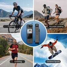 1pc Portable Sports Camera With Infrared Night Vision, Motion Detection And 180° Adjustable Lens, Suitable For Sports, Cycling, Fishing And More, Also A Perfect Gift For Halloween, Christmas, Mother's Day Or Birthday - View 10