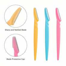 35pcs Women Eyebrow Razor, Multi-Functional Exfoliating Beauty Grooming Tool With Precision Blades, Grooming - Multicolor - View 3