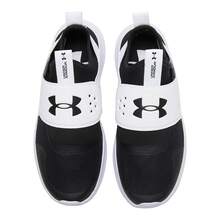 Under Armour 男款 UA Runplay 慢跑鞋，戶外運動舒適緩震跑鞋，適合日常通勤與路跑，建議訂購大 0.5-1 號，3024870-002 - 黑色/白色 - 查看 6