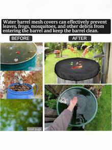 Lưới chống muỗi siêu mịn, lưới che bền chắc phù hợp cho thùng chứa nước mưa, chịu được thời tiết ngoài trời, lưới che thùng chứa nước mưa, hệ thống thu gom nước mưa cho sân vườn, lưới chống muỗi, đồ dùng gia đình ngoài trời, lưới chống côn trùng. - Nhiều màu - Xem 6