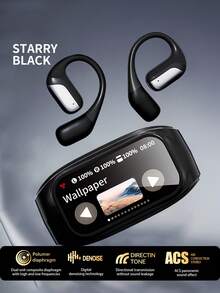 Auricolari senza fili Bluetooth Acer OHR545, design con gancio per l'orecchio e schermo, custodia di ricarica, cancellazione del rumore, audio Dolby, bassi profondi, vestibilità comoda, adatti per sport, corsa, ciclismo, fitness e compatibili con smartphone e tablet. - Tagli Unica - Visualizzare 13