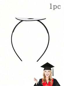 1pc Graduation Hat Headband Protects Your Graduation Hat Upgrade Insert Hairstyle Hat Accessories With Graduation Gift, No Graduation Hat - 1PC - View 8