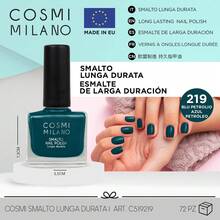 COSMI MILANO Esmalte de uñas - VERDE MILITARE 218+BLU PETROLIO 219+VINACCIA VINO 138 - Ver 9