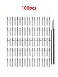1/300pcs Double-Headed Baseboard Nails, Invisible Screws & Dedicated Socket Tool, Suitable For Seamless Installation Of Solid Wood Baseboards - A - View 9