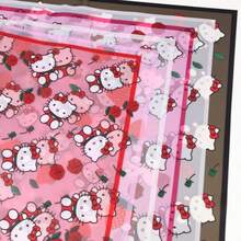 SANRIO 20pcs Rose Cat Pattern Gift Wrapping Paper, Waterproof Durable Thick Foldable Easy To Cut, Suitable For Holidays, Parties, Valentine's Day Gifts, Weddings, DIY Crafts - Multicolor - View 4