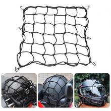 Jaring Kargo Elastis Universal, Jaring Bungee Tugas Berat dengan Pengait, Penyimpanan Helm & Bagasi yang Aman untuk Sepeda Motor, Skuter Listrik, Sepeda & Mobil, Mudah Dipasang & Elastis, Ideal untuk Perjalanan, Komuter & Petualangan Luar Ruangan, Pengatur Bagasi Kendaraan Serbaguna - A - View 12