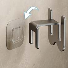 Bathroom Slipper Rack, Wall Mounted No Drill Bathroom Shoe Organizer Holder, Drainage Rack For Toilet - View 7