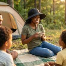 Mesh Face Mask Hat, Mosquito & UV Protection, Unisex Outdoor Fishing Sun Hat With Large Brim - Sun Hat - View 2