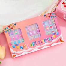 Móng giả màu hồng, bộ dụng cụ làm móng nghệ thuật với nhiều số lượng khác nhau, quà tặng ngày lễ. Thiết kế hình trái tim, động vật, thỏ, hoa, bướm, móng ngắn hình bầu dục bóng, chất lượng cao. - Nhiều màu - Xem 6