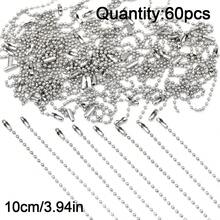 60/100个延长链、连接环、钥匙扣、汽车挂件、DIY珠宝制作连接器 - diy - 查看 13