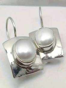 1 Pair Women's Elegant Teardrop Earrings, Suitable For Wedding, Engagement, Anniversary, Valentine's Day Gifts - 1# - View 8