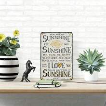 Love In The Sunshine, Wooden Plaque, Unique Sign, Miracle In The Home - Multicolor - View 3