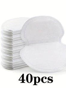 2/6/12/40/100pcs Disposable Breathable Sweat-Absorbing Invisible Stickers, Thin & Comfortable Odorless, Suitable For Men & Women, Essential For Summer Travel, Sports, Outdoor Activities, Can Also Be Used As Stickers - White - View 9