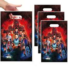 10pcs Theme Party Bags, Random Style Gift Candy Bags For Birthday, Halloween - Multicolor - View 3