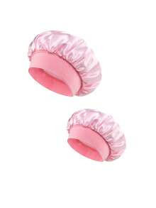 Bộ 2 mũ cho mẹ và bé, vành rộng, chất liệu satin mềm mại, co giãn - Mũ ngủ ôm sát bảo vệ tóc, thiết kế siêu mềm mại và thoáng khí. - Nhiều màu - Xem 8