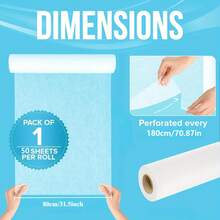 100Pcs Disposable Massage Bed Sheets With Hole 70x53cm - Multicolor - View 6