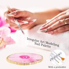 Nail Art Tools 27Pcs Set - Nail Art Brush - Resin Nail Art Palette - 2-Way Acrylic Engraving Pen Dotting Pen Tools Nail Art Kit For Nail Art - Multicolor - View 8