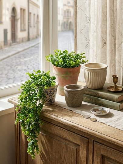 8 Pcs/4 Pcs/2 Pcs/1 Pc Artificial Eucalyptus, Artificial Plants, Artificial Plant Vines, Home Decor, Room Decoration, Scene Setup, Sage Green Home Decor, Spring Home Decor, Spring Decoration Valentine's Day Decoration, Valentine's Day Gifts, Garden Decorations, Mother's Day Gifts, Wedding Season.