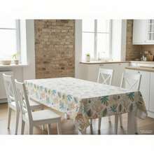 Kiva Plain Color Oilcloth Tablecloth, Stain Resistant, Water Repellent, Sizes From 100x140 To 300x140 Cm And Round 140 Cm - Oilcloth Tablecloth Made In Spain - Available In 10 Colors - 選項 4 - 查看 2