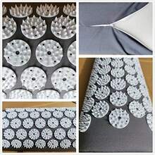 Acupressure Massager Pillow Acupuncture Massage Neck Back Head Pain Relief Relieves Muscle Stress Relaxation Grey - Gris - Ver 5