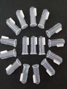 4支/6支装宠物牙刷，狗狗牙刷，猫咪牙刷，狗狗牙刷套装，狗狗指套牙刷，用于清洁猫狗牙齿，幼犬牙刷，宠物牙齿护理 - 查看 2