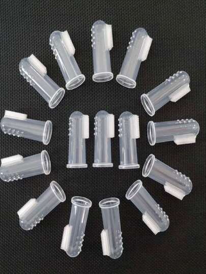 4pcs/6pcs Pet Toothbrush, Dog Toothbrush, Cat Toothbrush, Dog Toothbrush Set, Dog Finger Toothbrush, For Cleaning Dog And Cat Teeth, Puppy Toothbrush, Pet Dental Care