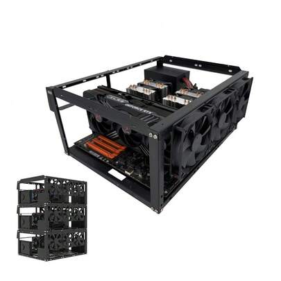 E02 Stackable Open Air Test Bench DIY PC Chassis Fits ATX E-ATX X79 X99 Mobo