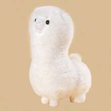 1 pieza Muñeco de peluche suave de alpaca de 26cm, regalo de cumpleaños para niños - Multicolor - Ver 4