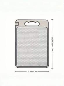 Stainless Steel Cutting Board, Kitchen Chopping Board, Hanging Chopping Board, Non-Slip Diamond Pattern Design, Anti-Scratch Grid Design, Juice Groove, Stainless Steel And PP Material, Mother's Day Gift, Ideal Gift - Black - View 8