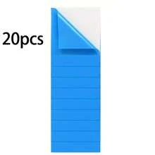 20pcs Square Underwater Self-Adhesive Pool Patch Kit, Inflatable Swimming Ring Repair Patches For Above Ground And Water Parks - Blue - View 12