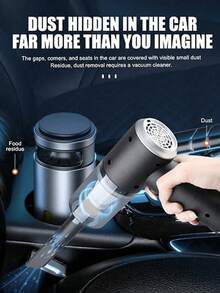 这款三合一无线手持吸尘器小巧便携，吸力强劲，内置1800mAh Type-C可充电电池，适用于汽车、家居、宠物清洁，配备低噪音空气净化器和多种吸嘴配件。这款迷你吸尘器是汽车清洁、键盘清洁、家居清洁的必备良品，也是新年和节假日的理想礼物。 - A - 查看 4