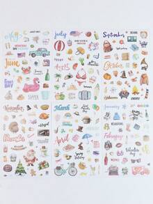 6-Piece Set Ultimate Journaling Sticker, Cute Sticker Bundle – Fun Decals To Personalize Your Stuff (Perfect Teen Gift! - A - View 3