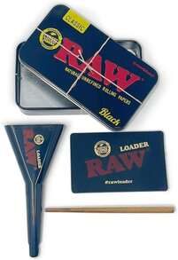 RAW Cones 1 1_4 Size 20 Pack &Amp; Universal Cone Loader Bundle - White - View 3