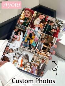 Ayotu Dual-Side CustomTablet Case –Compatible With IPad & Compatible With Samsung Tablet, Customize 9 Photos And Text Compatible With IPad A16 11-Inch, 10.2inch,Kindle Paperwhite 12th Gen 2024, Y-Fold Multi-Functional Folding Protective Case,Clear Back ,Fashion Protective Case,Autlueomatic Sleep And Wake-Up Function - Multicolor - View 8