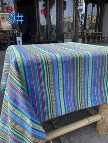 1 Bộ 100 * 150 Cm/ 39,4 * 59 Inch Vải lanh Teramila Khăn trải bàn quầy bar khách sạn, Vỏ gối, Vỏ ghế sofa, Rèm chắp vá Vật liệu trang trí - Nhiều màu - Xem 37