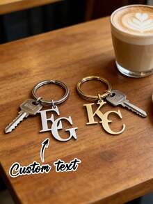 Personalized Name Keychain Customized Name Keychain Gold, Silver, Rose Gold Keychain Father's Day Gift Christmas Gift, Unisex, Suitable For Father's Day, Mother's Day, Valentine's Day, Easter, Birthday - Style 8 - View 15