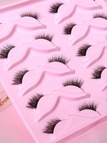 10 Pairs Fluffy Natural-Looking Eyelashes, High Volume, Easy To Apply - View 6