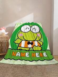 SANRIO Customizable Cartoon Pattern Blanket, 280g Super Soft Custom Heat Transfer Blanket, Ideal Gift For Friends And Girlfriends - Multicolor - View 4