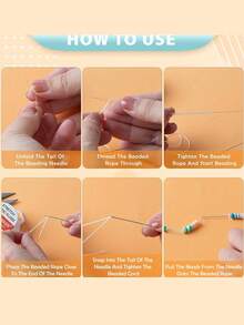 The Third Generation Features Two Large Eye Needles, Clay Bead Needles, And Stainless Steel Needles For Making Bracelets, Necklaces, And Jewelry - Multicolor - View 3