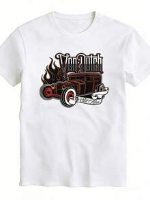 -Shirt Von Car Dutch Men Unisex Black Shirt Size S-3XL - 白色 - 查看 1