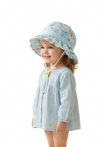 1-3Y Hat Spring And Summer Thin Style For Baby Girls, Children's Girls Princess Pure Cotton Spring And Summer Style - 1PC - View 8