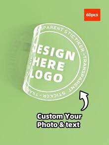 1-100张定制贴纸，个性化商业标签，定制贴纸和Logo，婚礼生日洗礼贴纸，设计您自己的贴纸，个性化生日贴纸，可爱定制贴纸，个性化，精致配饰，浪漫礼物，多功能，装饰性，可重复使用，精致，时尚，高品质，色彩缤纷，现代，定制，个性化，独特，家居装饰，温馨氛围，冬日优雅，永恒之爱 - 彩色 - 查看 23