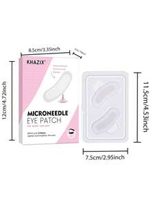 4 Pieces Of Dissolvable Micro-Needle Eye Patch. It Is A Micro-Needle Facial Patch Suitable For All Skin Types. Eye Patch, Micro-Needle Facial Patch. Needle Tip Length: 0.25 Millimeters / 0.02 Centimeters. - Multicolor - View 2