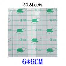 50/100Sheets Waterproof Transparent Adhesive, Wound Dressing Tape Fixer Plaster Stretch Fixation Tape Tattoo Aftercare Bandage - Multicolor - View 8