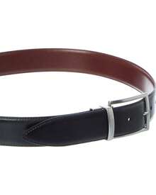 Bruno Magli Marco Reversible Leather Belt - 黑色 - 查看 3