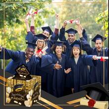 Graduation Gift For Men & Women, Funny Graduation Gift For College Students, Pull-Out Card DIY Cash Gift Box, Graduation Cash Storage Box - Book Hat - View 6