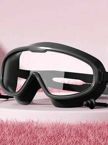 Anti-Fog High Definition Swimming Goggles, Unisex Large Frame Swim Goggles, Drift Protective Eyewear With Earplug, Diving Mask - Swimming Goggles - View 8