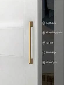 1/3/5pcs 96cm/128mm/160mmmKitchen Cabinet Handles Champagne Bronze Cabinet Pulls Kitchen Cabinet Hardware Gold Drawer Pulls For Cupboard Wardrobe - Multicolor - View 9